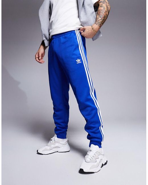 adidas Originals Skinny jogger in Blue for Men Lyst UK