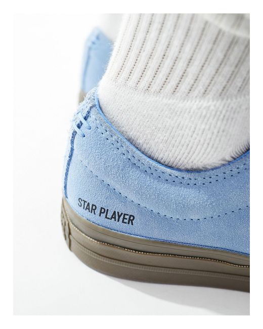 Star player 76 ox - baskets avec bout en daim Converse pour homme en coloris Blue