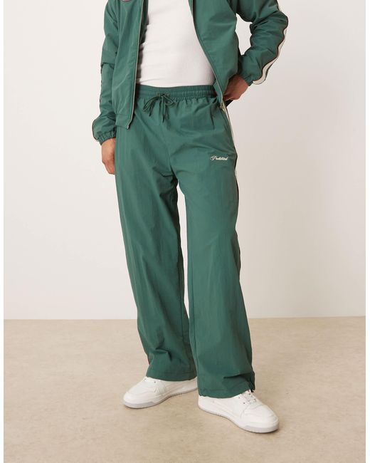 Prohibited Green Slipstream Track Pants for men