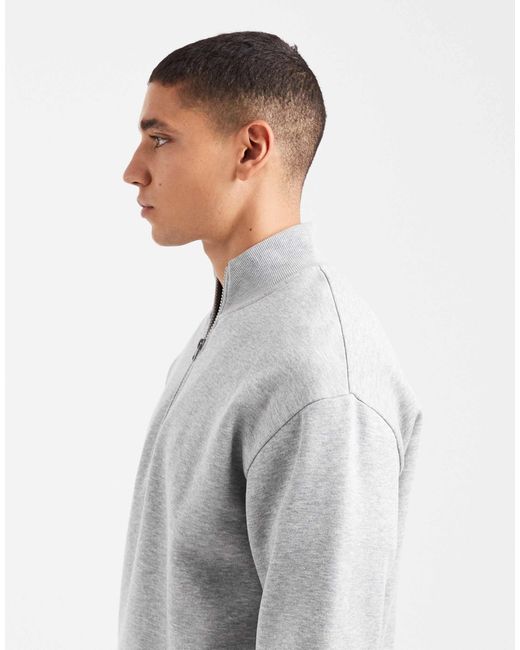 JJ Rebel – oversize-sweatshirt in Gray für Herren