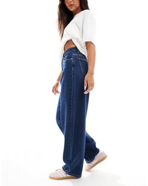 Vero Moda Blue Barrel Leg Jeans