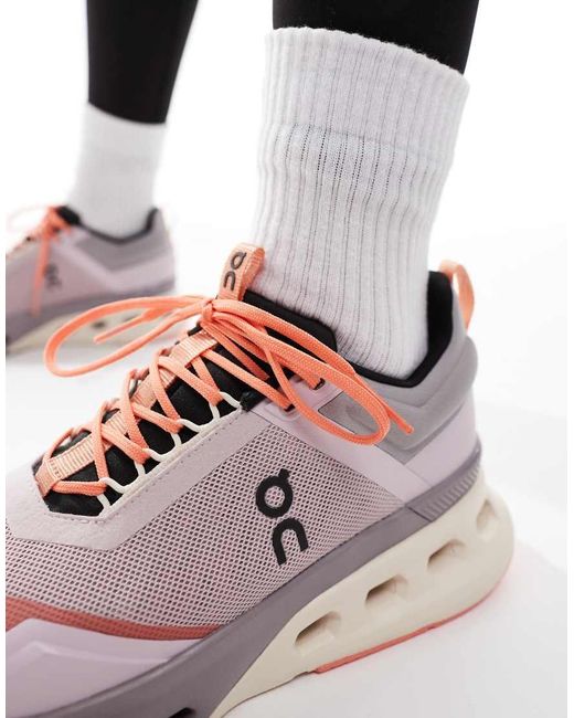 On Shoes Pink Cloudnova X Training Trainers