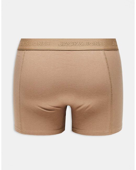 Jack & Jones Red 3 Pack Trunks for men