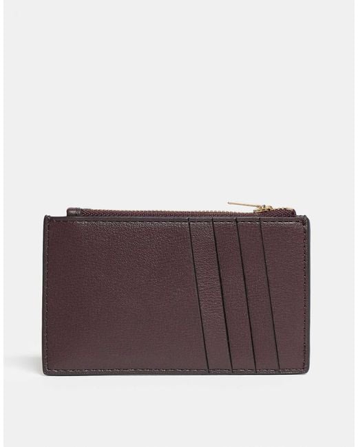 Calvin Klein Purple Logo Zip Purse