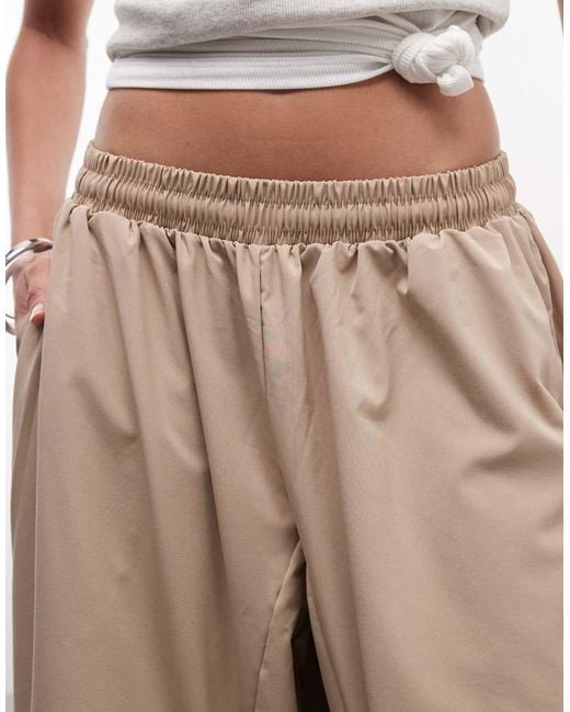 Collusion Natural Xl baggy Nylon Sports Sweatpants