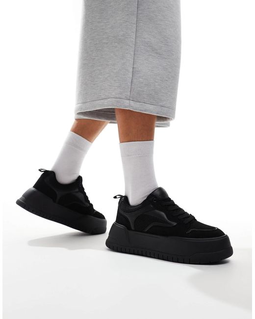 ASOS Chunky trainers in Black für Herren