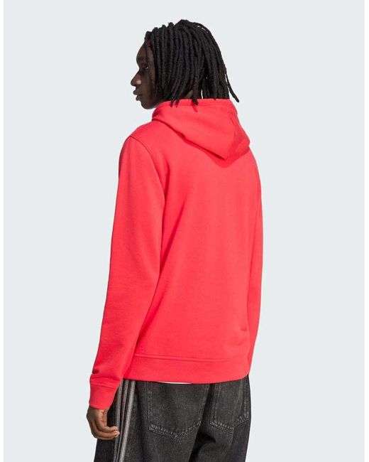 Adidas Originals Red Ajax Amsterdam Us Hoodie Sweatshirt for men