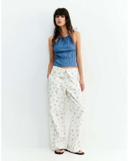 Pull&Bear White – hose