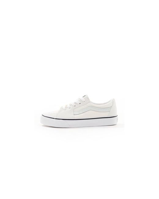 Vans White Sk8-low Trainers