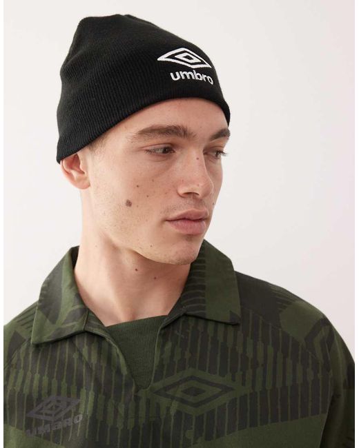 Umbro Basic Beanie in het Black voor heren