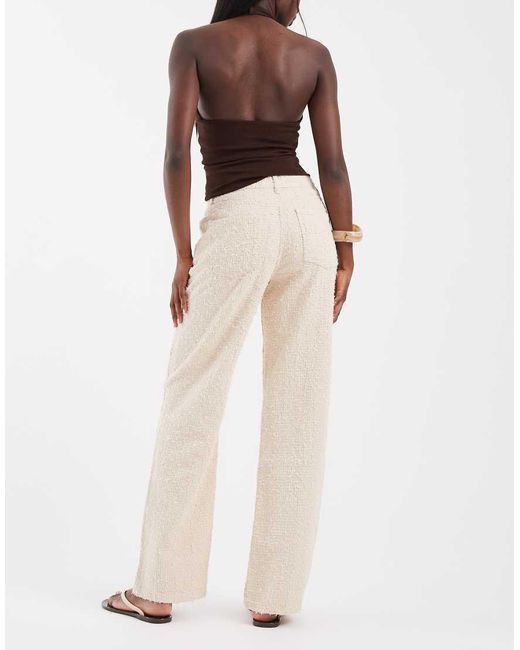 ASOS Natural Straight Jean