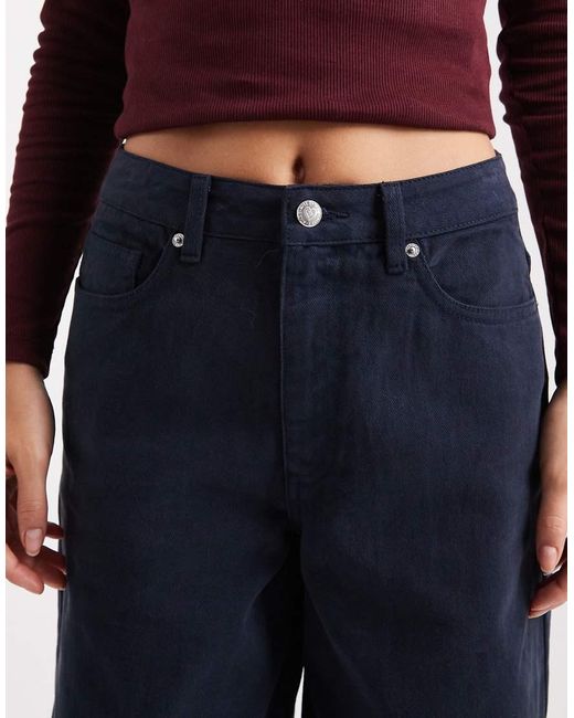 Miss Selfridge Blue Femme baggy Jeans