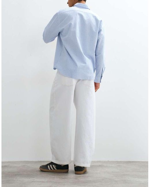 ASOS Blue Barrel Jeans for men