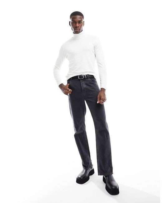 Pull&Bear Gebreide Coltrui in het White voor heren
