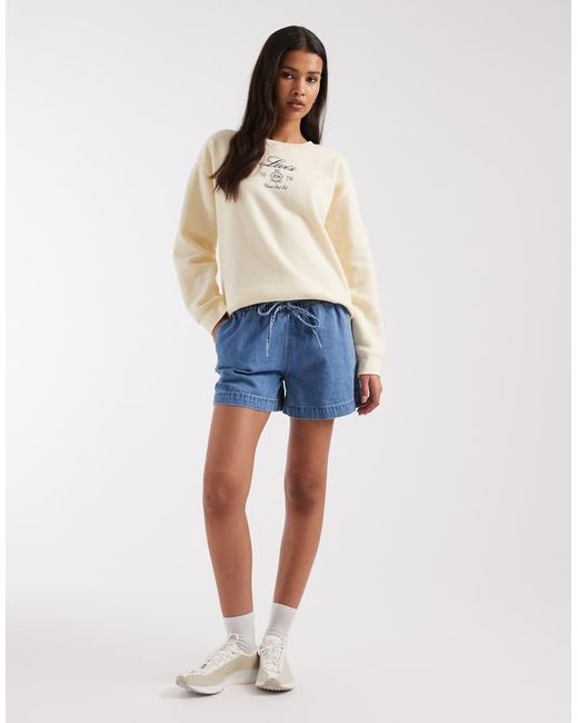 Levi's White Sweatshirt With Graphic Print
