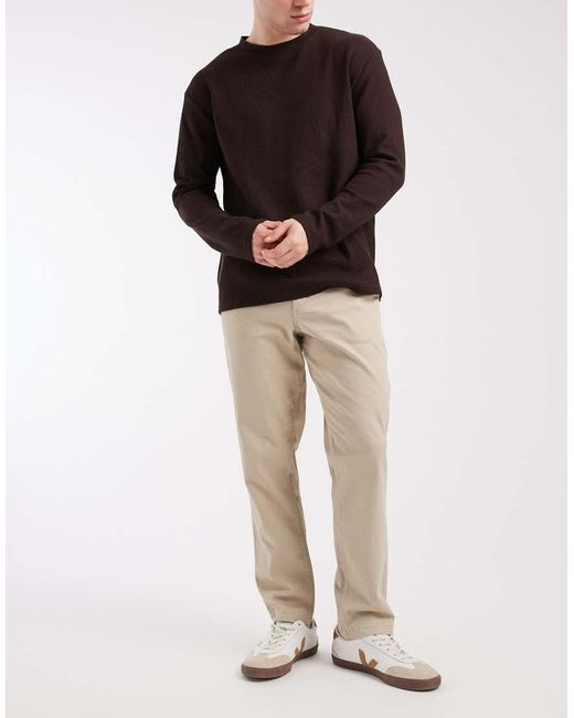 Jack & Jones Natural Ollie Regular Chinos for men