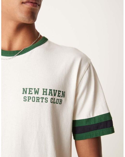 Gant Natural Graphic Ringer T-shirt for men
