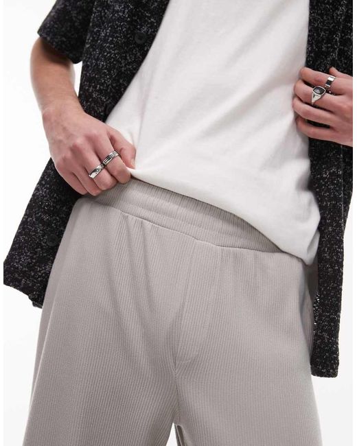 Joggers De Pernera Recta De Topman de hombre de color White