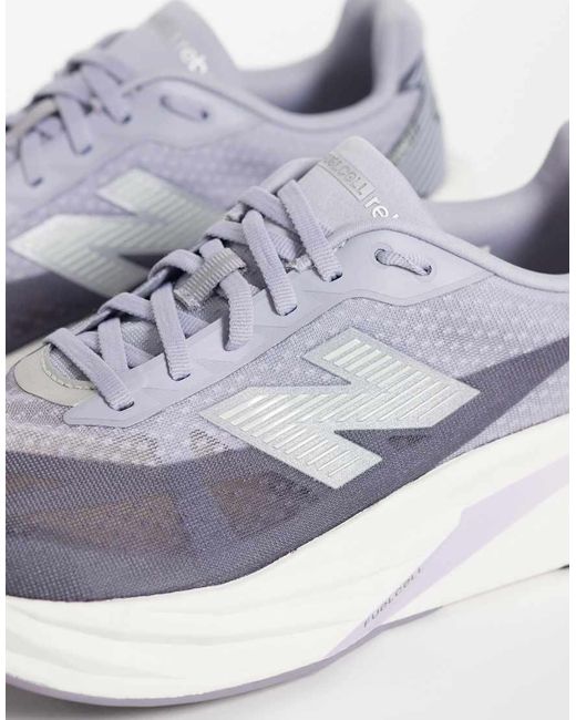 New Balance White Fuelcell Rebel V5 Running Trainers for men
