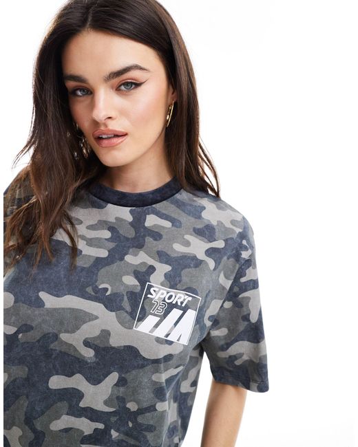 ASOS Blue Oversized T-shirt With Graphic