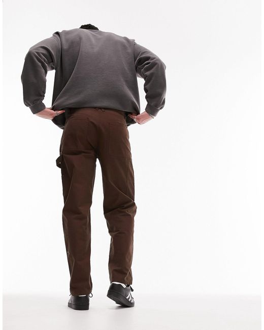 Pantalon style charpentier - marron Topman pour homme en coloris Black