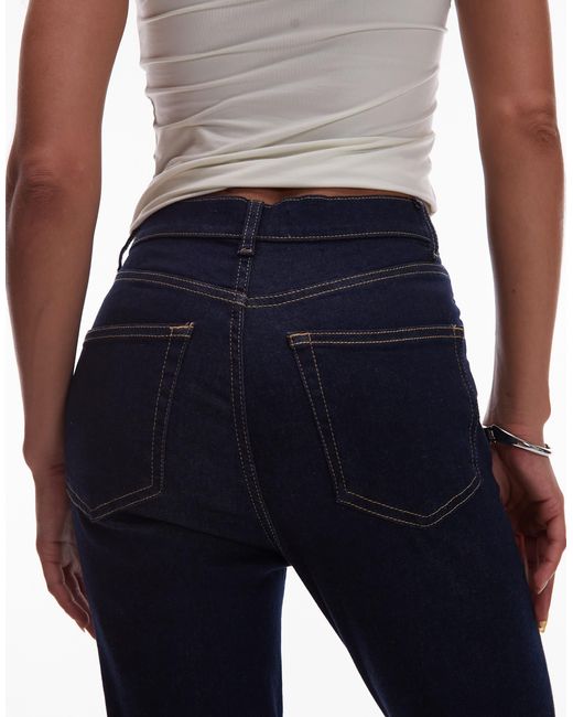 TOPSHOP Blue Jamie High Rise Skinny Jean
