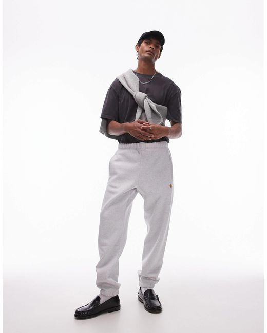 Carhartt – chase – jogginghose in White für Herren