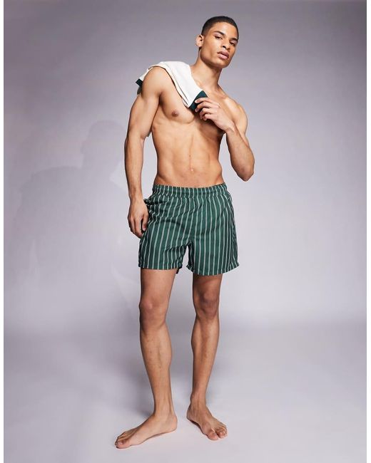 ASOS Green Swim Shorts for men