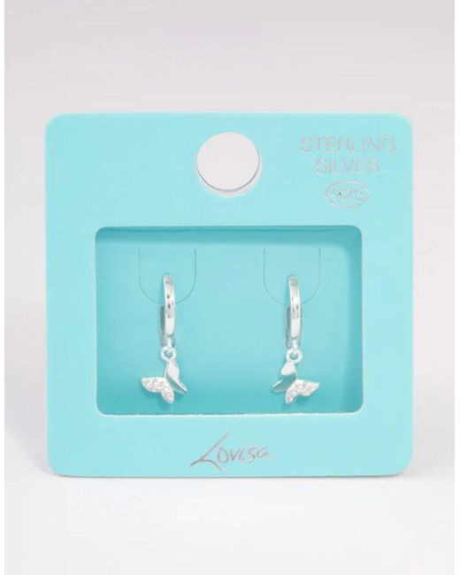 Orecchini A Cerchio Piccoli di Lovisa in White