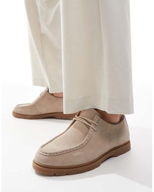 Schuh Natural Pace Lace Up Mocassins for men