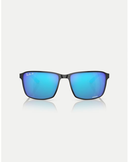 Ray-Ban Blue – rb3721ch chromance – eckige, polarisierte sonnenbrille