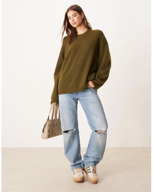 Pull avec manches évasées - kaki Glamorous en coloris Green