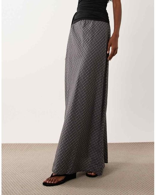Vila Black Maxi Skirt