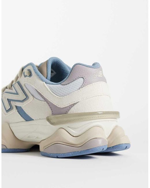 New Balance White 9060 Trainers
