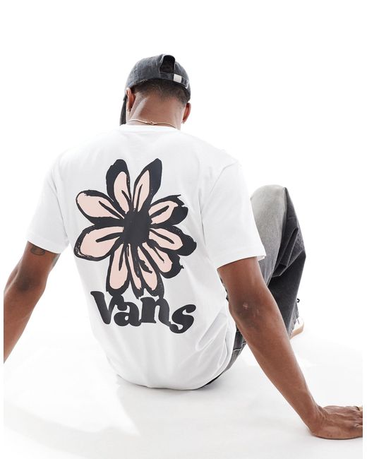 T-shirt avec motif au dos Vans pour homme en coloris White