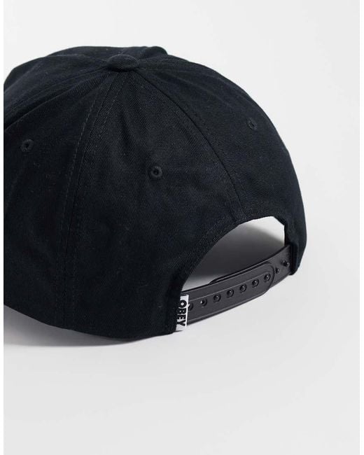 Obey Blue Delta 5 Logo Snapback Cap for men
