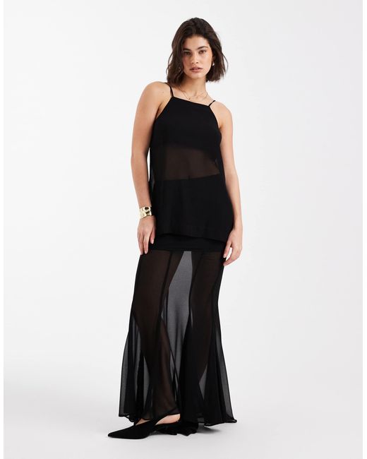 ASOS Black – maxirock