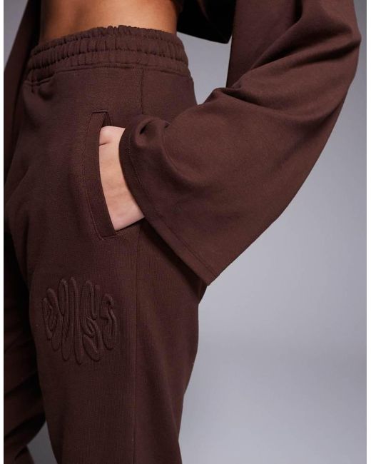 HUGO Brown Hugo Naleisy Co-ord joggers