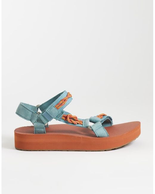 Teva Blue Midform Universal Knotted Sandals