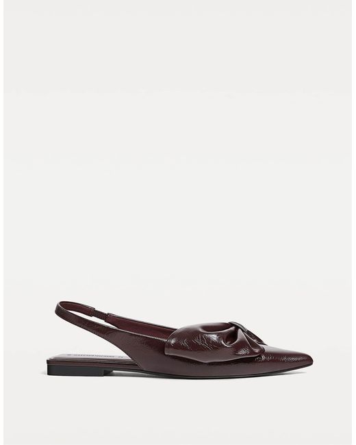 Stradivarius Red – flache schuhe