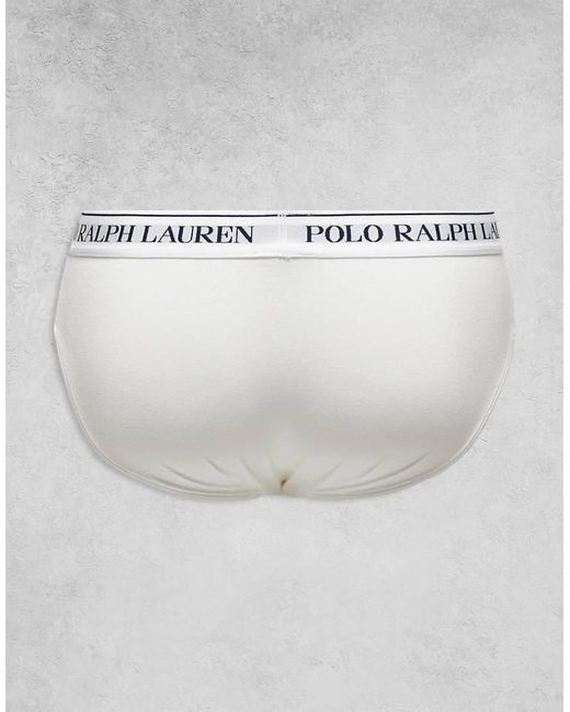 Polo Ralph Lauren Gray 3 Pack Briefs for men