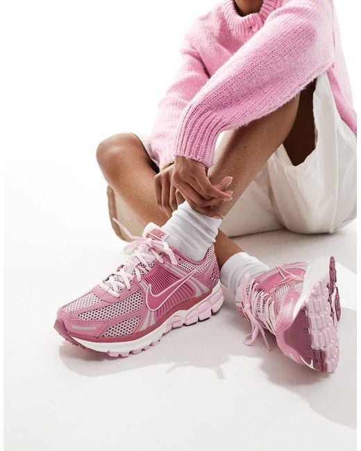 Nike Pink Zoom Vomero 5 Trainers