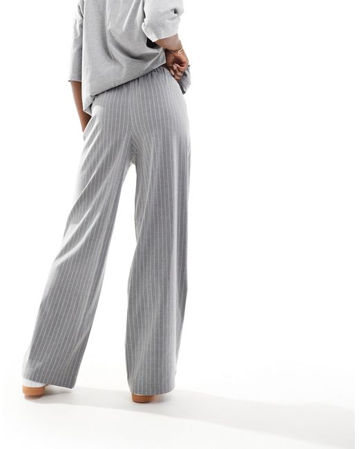 ASOS Gray Tailored Pull On Pants