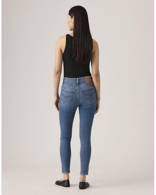 Levi's Blue 720 Hi-Rise Super Skinny Jeans