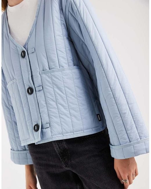 Rains Blue X Asos Exclusive 21940 Banja Water Repellent Liner Jacket