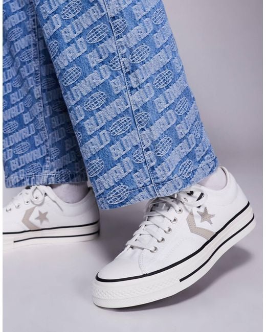 Converse White Star Player 76 Tectuff Sneakers