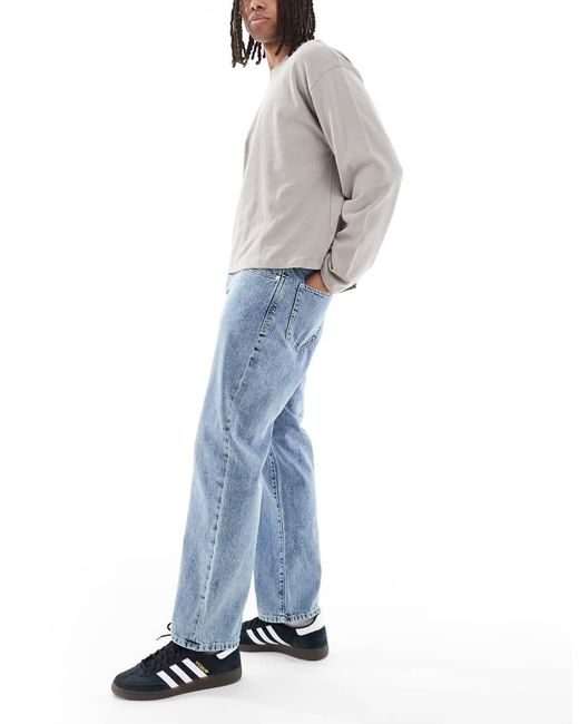 SELECTED Blue Kobe Wide Fit Jeans for men