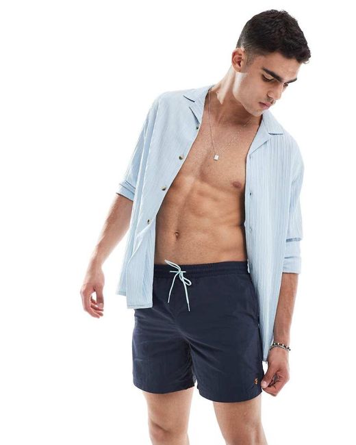 Farah Blue Colbert Swim Shorts for men
