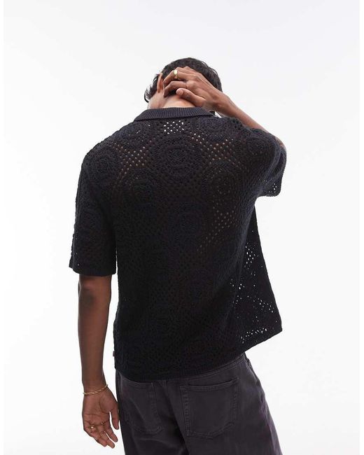 Camicia A Maniche Corte di Levi's in Blue da Uomo