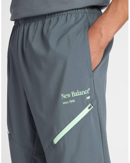 New Balance Blue Reimagined Woven Jogger for men